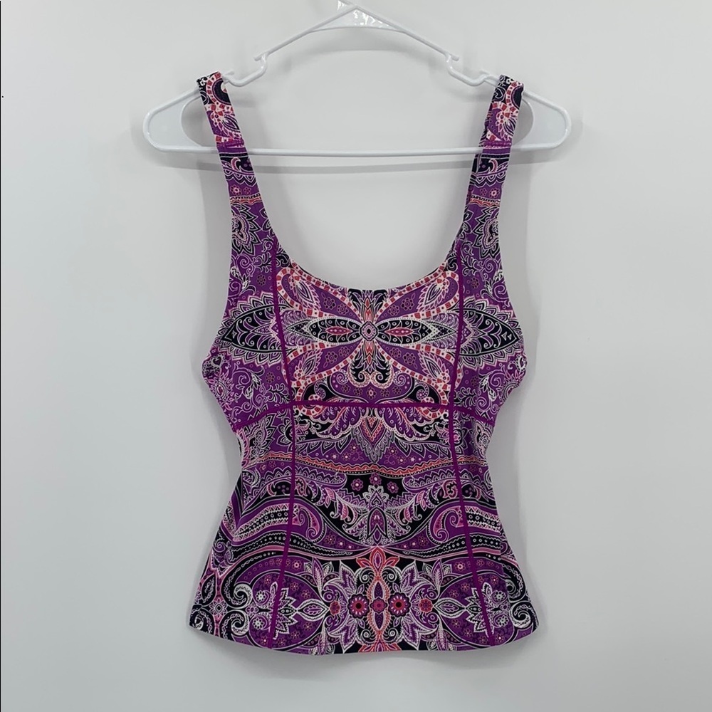 Athleta Point Break Shoreside Tankini Swim Top  Women’s Small